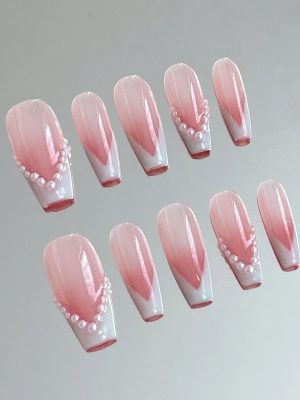Pearlescent French Tip